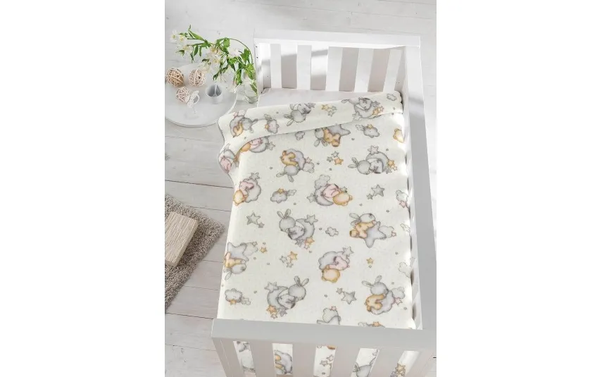 PielsaBABY Kocyk dziecięcy 110x140 cm Camita EST szary 6379/91 Clearance