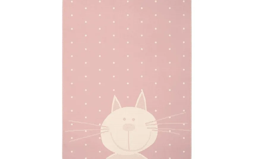 Biederlack Kocyk dziecięcy 75x100 cm Lovely & Sweet KITTY Outlet