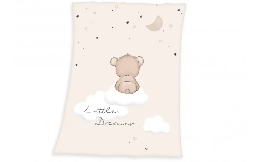 Herding Kocyk dziecięcy 75x100 cm Miś Little Dreamer New