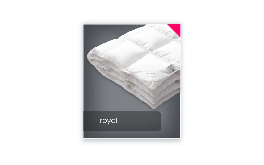 AMZ Kołdra puch gęsi 135x200 cm ROYAL letnia Online
