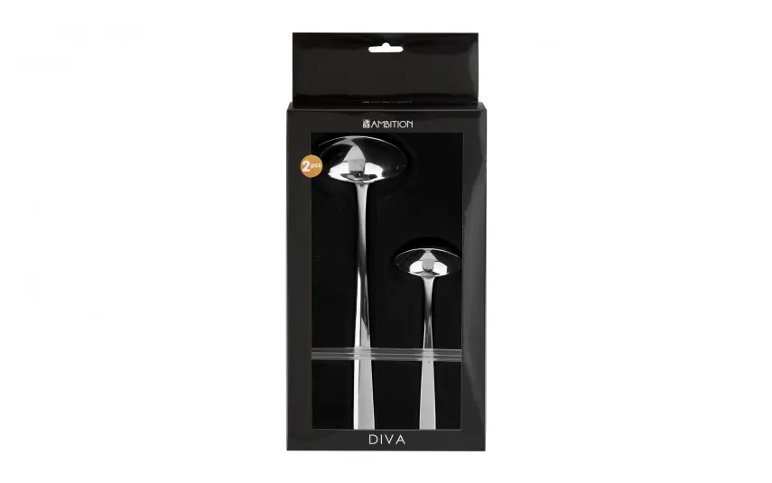 Ambition Komplet 2 chochli nierdzewnych Diva Discount