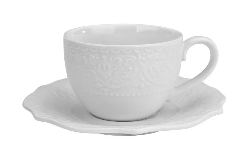 Duo Komplet 2 filiżanek 210 ml + spodki Alice Outlet