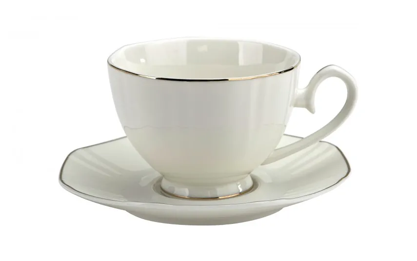 Veroni Komplet 2 filiżanek 260 ml + spodki Vera Outlet
