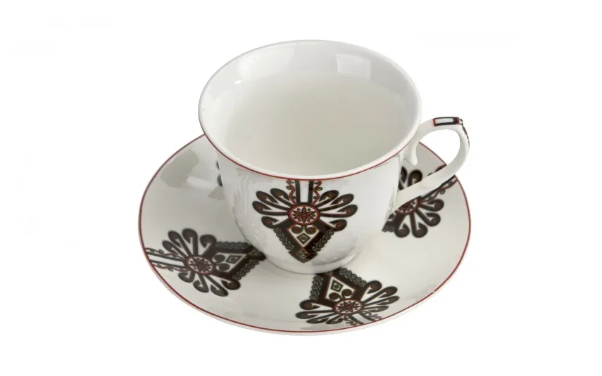 Duo Komplet 2 filiżanek 250 ml + spodki Parzenica New