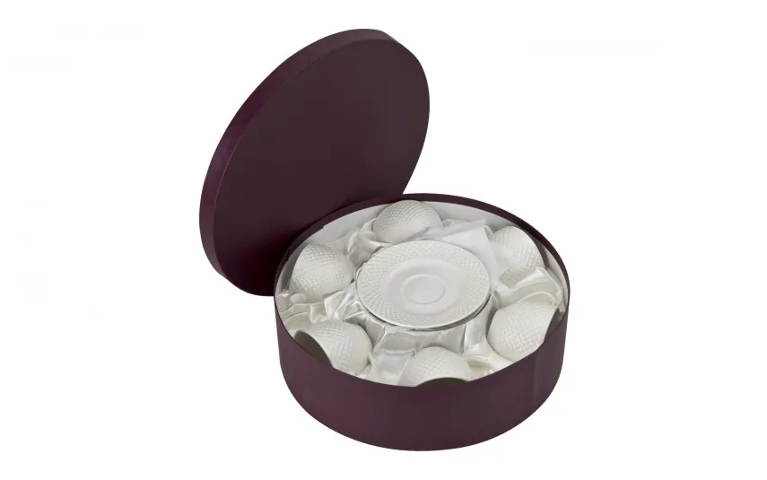 Duo Komplet 2 filiżanek 125 ml + spodki Motylki New