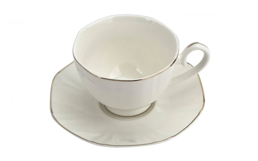Veroni Komplet 6 filiżanek 260 ml + spodki Vera Clearance