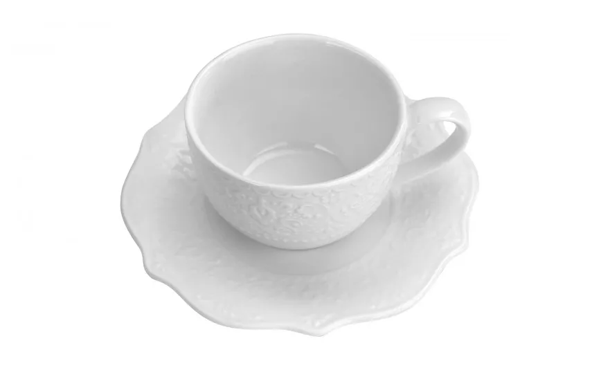 Duo Komplet 2 filiżanek 210 ml + spodki Alice Outlet