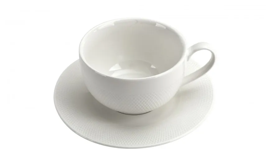 Duo Komplet 2 filiżanek 250 ml + spodki Diamond Fashion