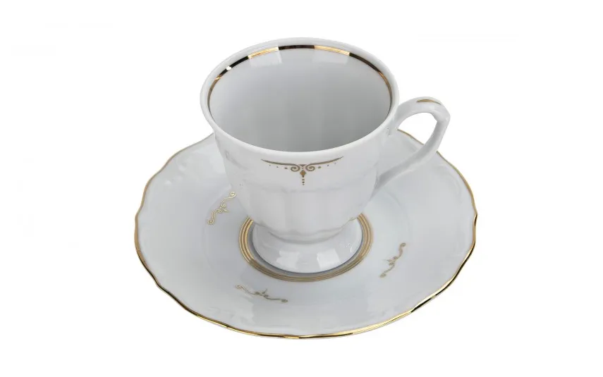 Cmielow Komplet 6 filiżanek 250 ml + spodki Camille Sale