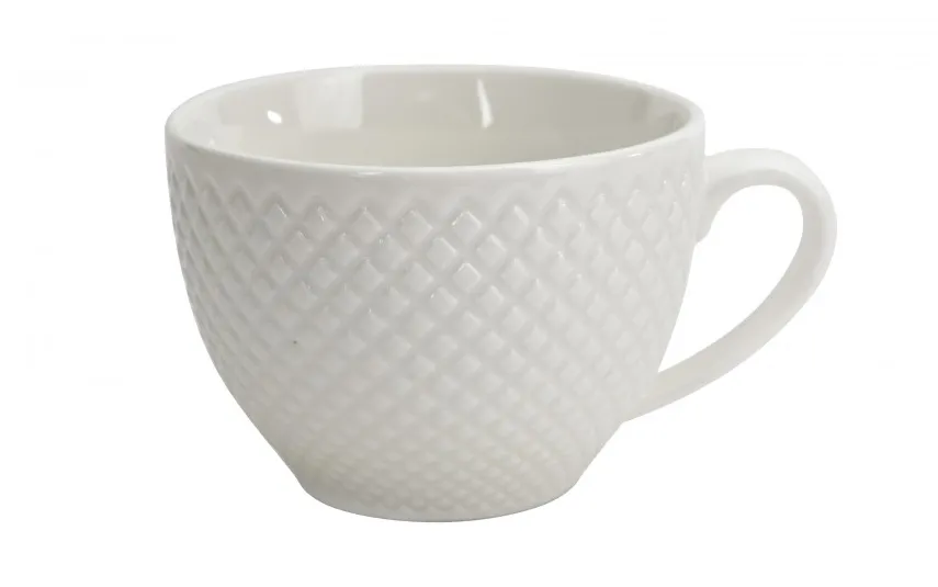 Veroni Komplet 6 filiżanek 250 ml + spodki Mediolan Clearance