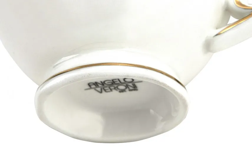 Veroni Komplet 2 filiżanek 220 ml + spodki Angelo 720840 Fashion