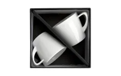 Duo Komplet 2 filiżanek do espresso 80 ml + spodki Infinity Sale