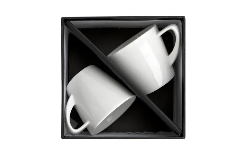Duo Komplet 2 filiżanek do espresso 80 ml + spodki Infinity Sale