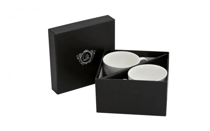 Duo Komplet 2 filiżanek do espresso 100 ml + spodki Raphael Outlet