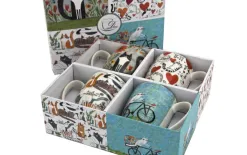 Duo Komplet 4 kubków 360 ml Koci Świat New