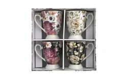 Duo Komplet 4 kubków 300 ml Royal Flower Mix Outlet