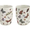 Duo Komplet 2 kubków porcelanowych 350 ml Butterflies Clearance