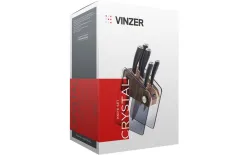 Vinzer Komplet 5 noży w bloku Crystal 50113 Clearance