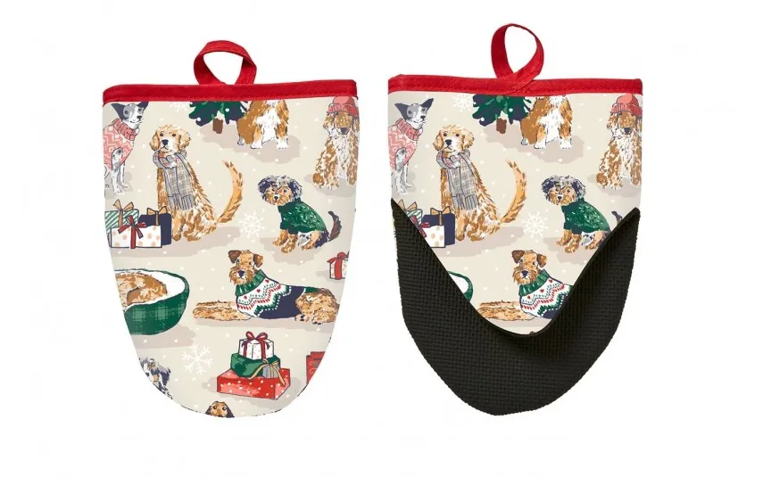 Ulster Weavers Komplet 2 rękawic kuchennych Xmas Merry Mutts 7MEMU022 Sale
