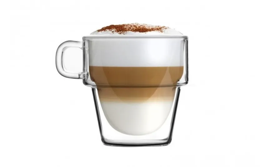 Vialli Design Komplet 6 szklanek do kawy 280ml Senso Hot