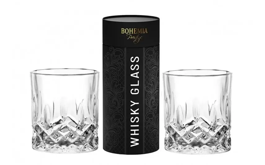 Bohemia Komplet 2 szklanek do whisky 300 ml Classico w tubie Best