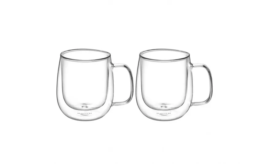 Ambition Komplet 2 szklanek termicznych 390 ml z podwójną ścianką Mia Clearance