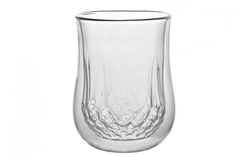 Witek Home Komplet 2 szklanek termicznych 300 ml z podwójną ścianką Diamante Hot