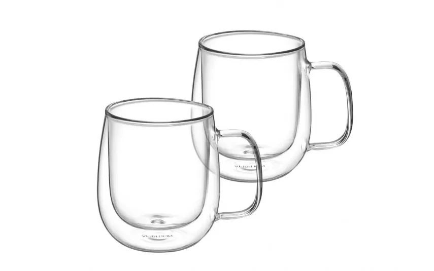 Ambition Komplet 2 szklanek termicznych 390 ml z podwójną ścianką Mia Clearance