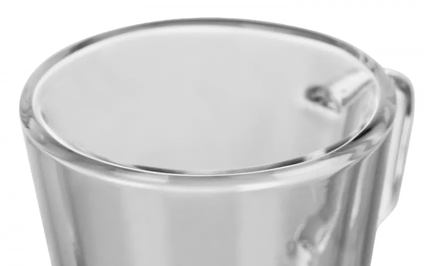 Vialli Design Komplet 2 szklanek termicznych do espresso 80 ml z podwójną ścianką Diva Discount