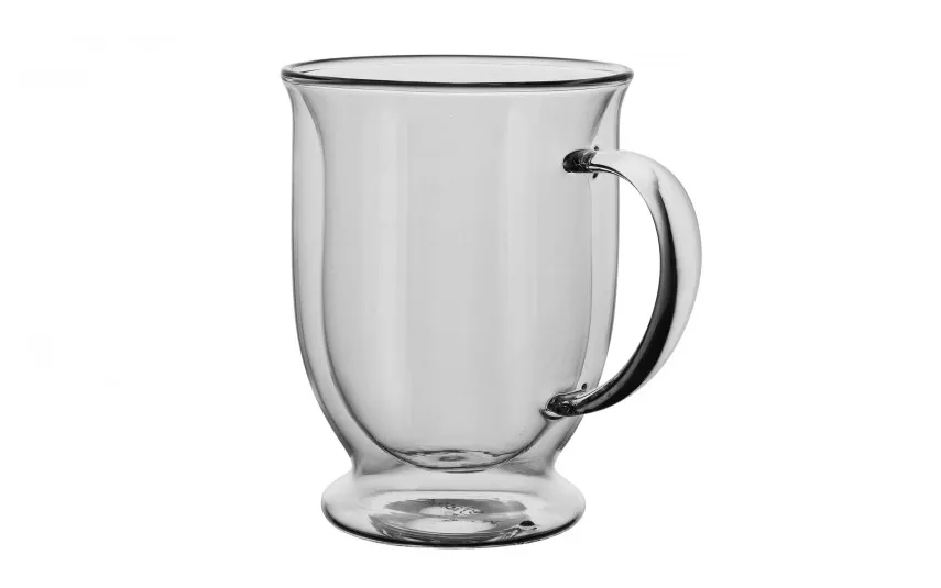 Ambition Komplet 2 Szklanek Termicznych 370 ml z podwójną ścianką Mia 96885 Clearance