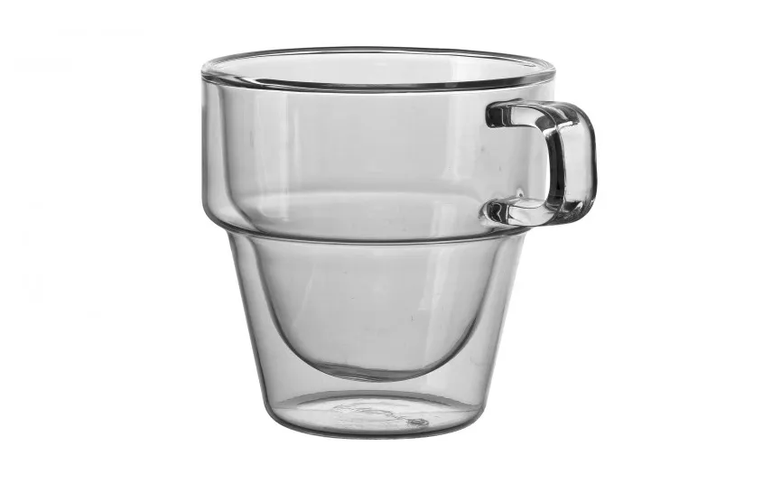 Vialli Design Komplet 6 szklanek termicznych 350 ml Senso z podwójną ścianką Best