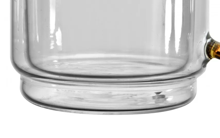 Vialli Design Komplet 2 szklanek termicznych 350 ml z podwójną ścianką Amber New