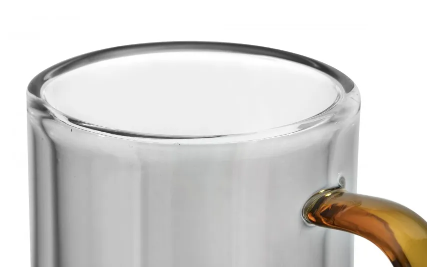 Vialli Design Komplet 2 szklanek termicznych 350 ml z podwójną ścianką Alessia Outlet