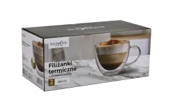 Chomik Komplet 2 szklanek termicznych 280 ml BackHome Living Online