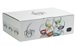Bohemia Komplet 6 szklanek whisky 390ml Crazy 693718 Online