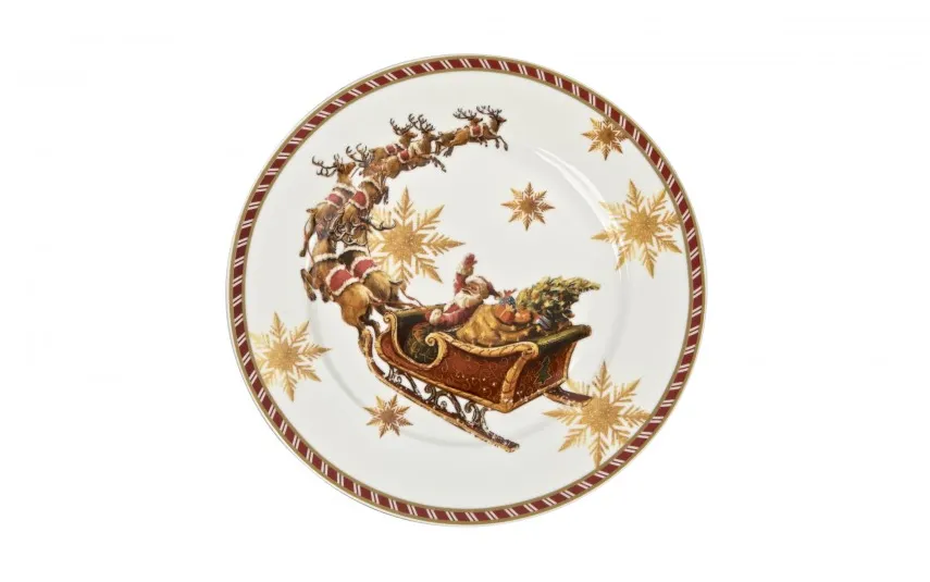 Duo Komplet 2 talerzy deserowych 19 cm Santa on sleigh Online
