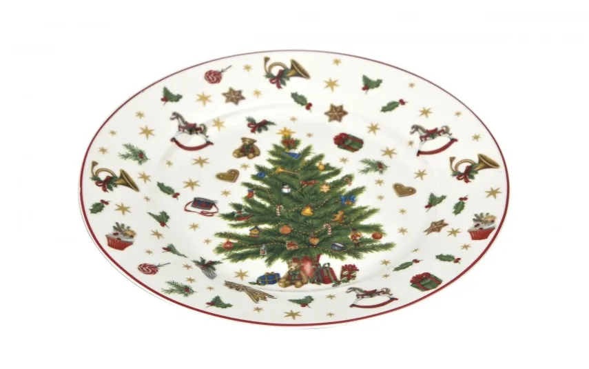 Duo Komplet 2 talerzy deserowych 19 cm Christmas Tree Online