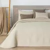 Manterol Komplet Narzuta Bouti Nesty Wash 235x270cm + 2 poszewki 50x70 cm beżowa Hot