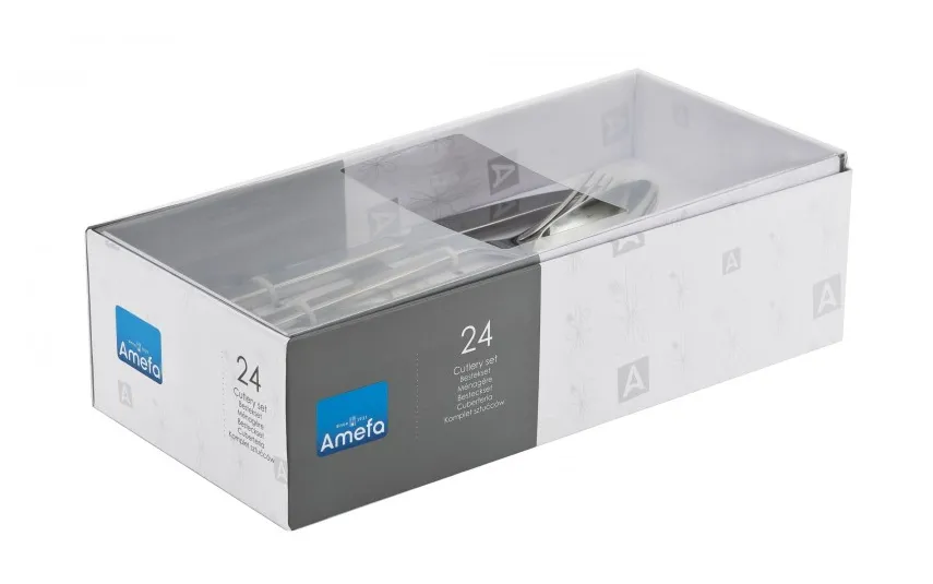 Amefa Komplet sztućców Cube in box 24 szt. Fashion