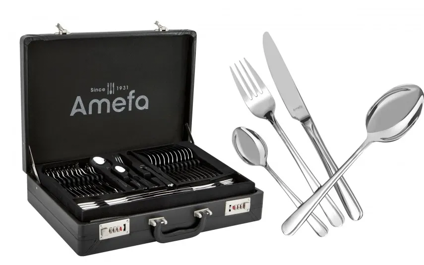 Amefa Komplet sztućców dla 12 osób Astoria w kasecie Sale