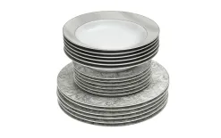 Cmielow Komplet talerzy 6/18 Atlanta Silver Clearance