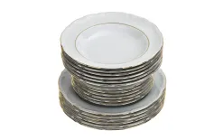 Cmielow Komplet talerzy 6/18 Maria Teresa Gold Clearance