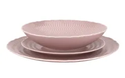 Cmielow Komplet talerzy 6/18 Sofia Różowa Sale
