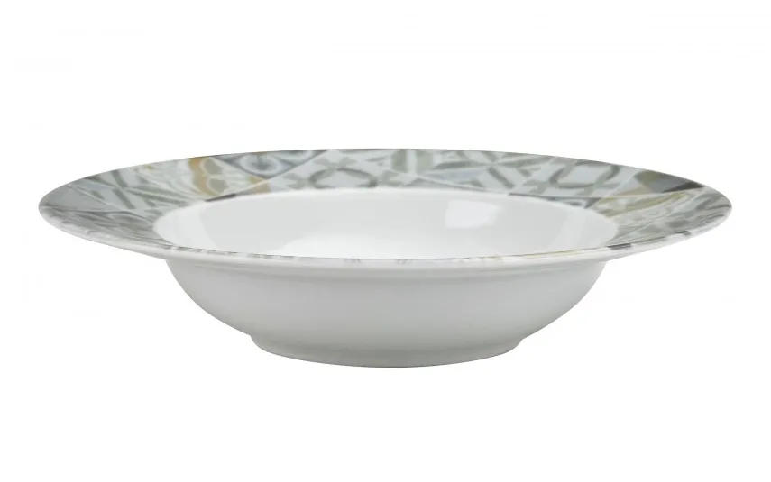 Lubiana Komplet talerzy dla 6 osób Boss Zielony N003 18 el. Outlet