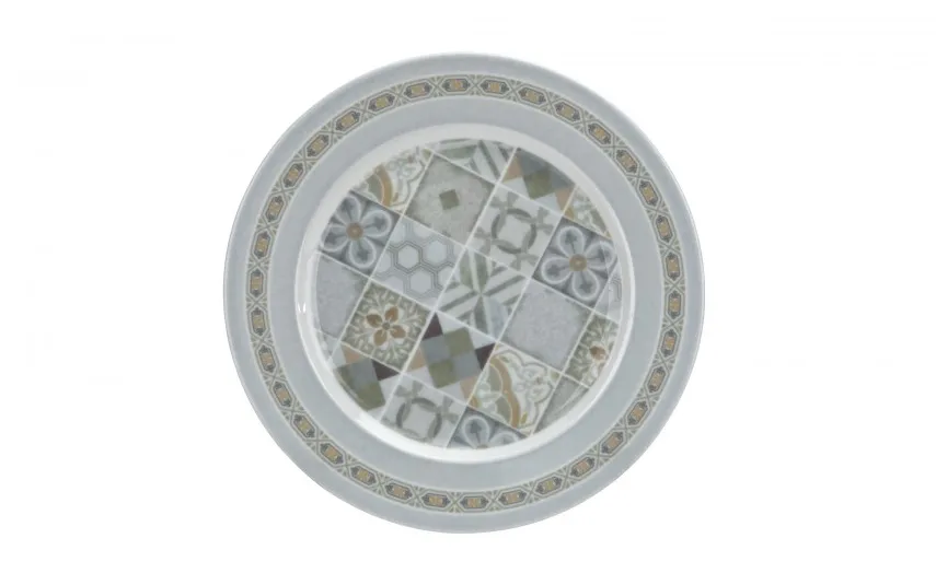 Lubiana Komplet talerzy dla 6 osób Boss Zielony N003 18 el. Outlet