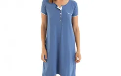 Massana Homewear Koszula nocna damska rozm. XL Bamboo Blue T04 L257251 Sale