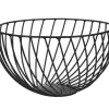 MPLCo Koszyk na owoce 25 cm metalowy czarny MPL Outlet