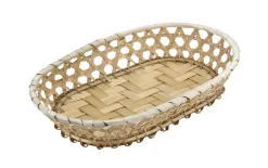 Tin Tours Koszyk na pieczywo owalny bambusowy 24 cm 96149 Discount
