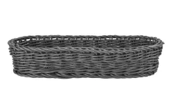 Mondex Koszyk na sztućce 27x11x6 cm Sino szary Fashion