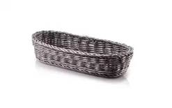 Mondex Koszyk na sztućce 27x11x6 cm Sino szary Fashion
